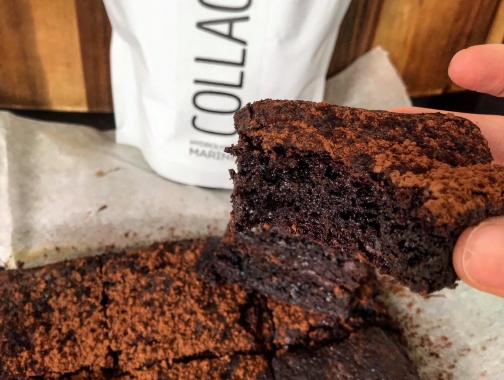 Chocolate brownie with collagen
